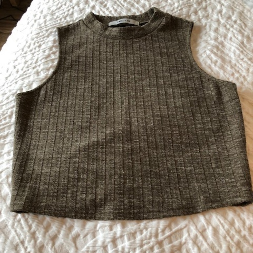 Two piece crop top and skirt